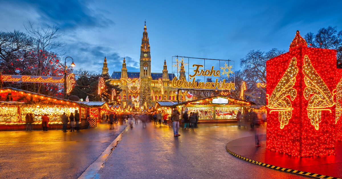 Christmas market in Austria