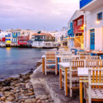 Restaurant on the water in Mykonos