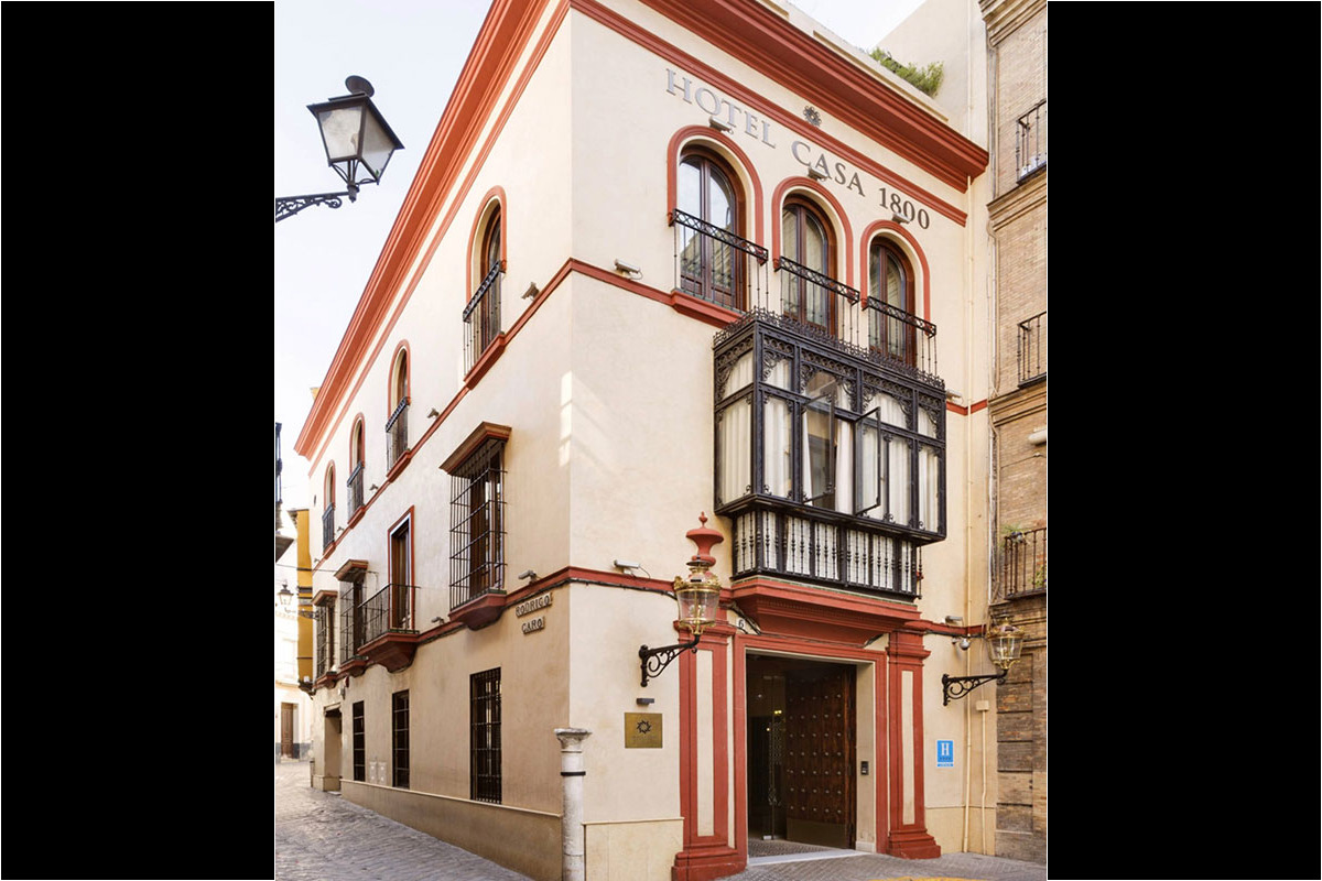 <b>Casa 1800 Sevilla</b> - Just a 2-minute walk from the Catedral de Sevilla, this 1864 mansion is ornate and sophisticated with a neutral toned palette. There’s a rooftop terrace with panoramic city views as well as a complimentary afternoon tea for guests to enjoy.