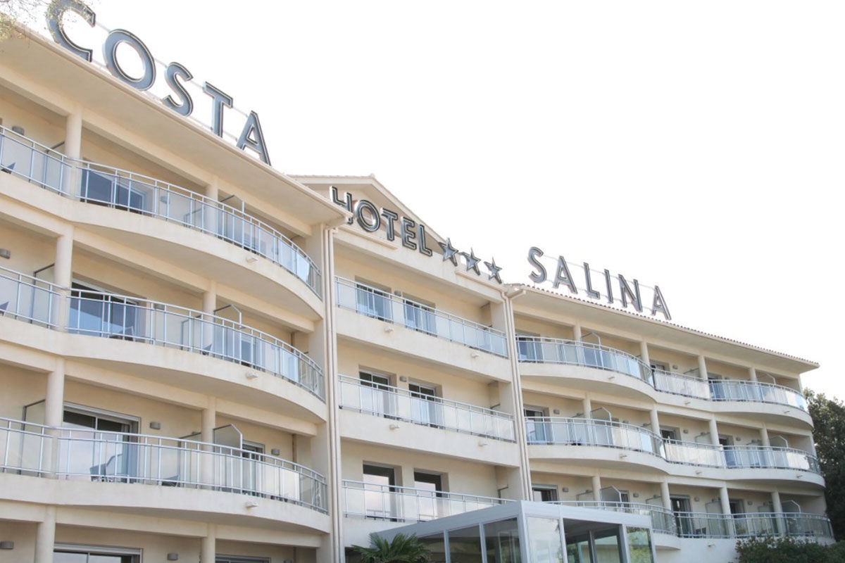 <b>Hotel Costa Salina, Porto-Vecchio</b> - With a pool and terrace looking over the harbor and Mediterranean Sea, this modern hotel is only a 9-minute walk to the Porto Vecchio ferry. Relax in the hot tub, grab a snack from the pool-side bar or head into Old Town for some shopping!
