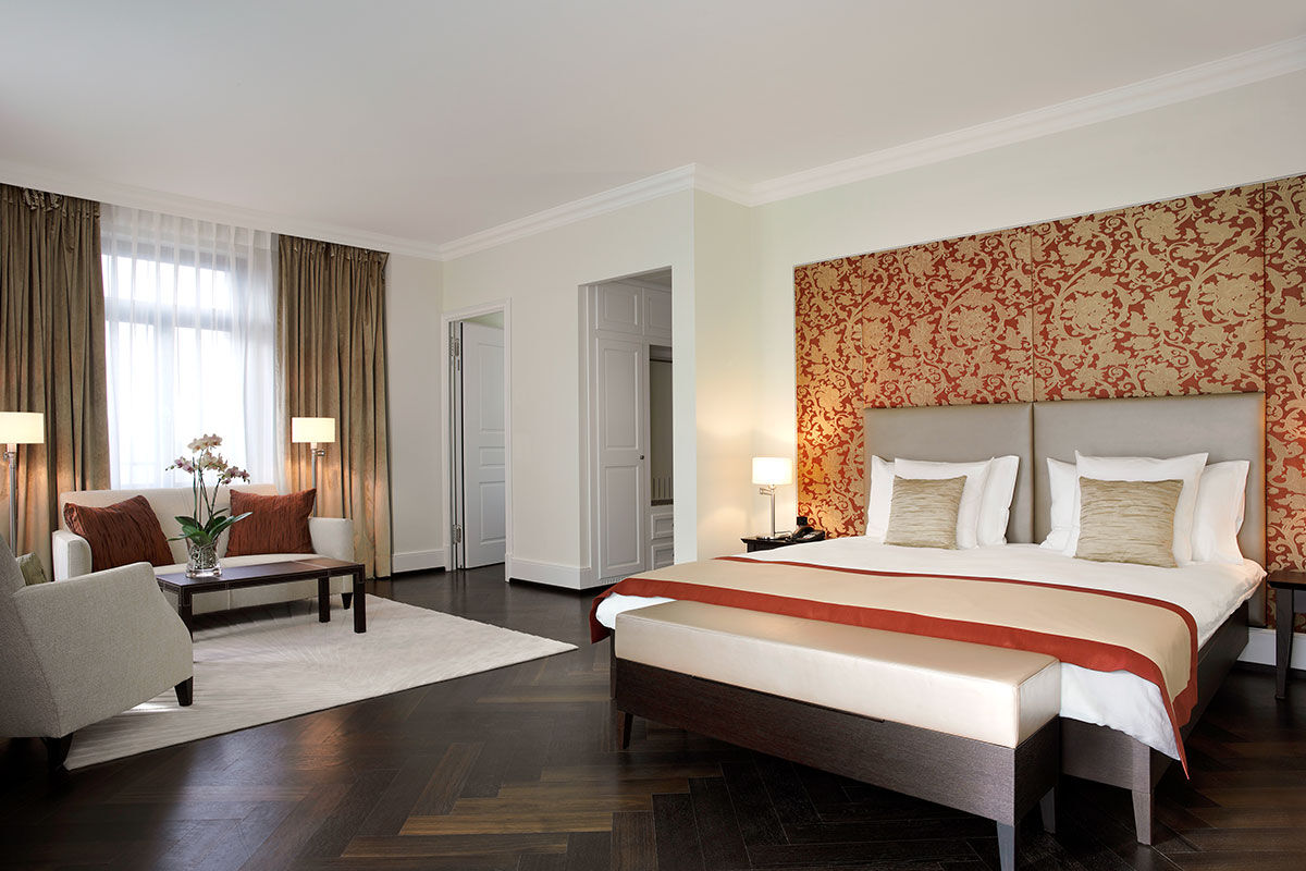 <b>The Dolder Grand</b> - A castle in the sky, this contemporary art hotel is housed in a stately building est.1899 and has views of the Alps and Lake Zurich. Enter this fairytale-like hotel and find a two Michelin starred restaurant, a comprehensive spa, panoramic pool, as well as a lounge/bar with live piano music.