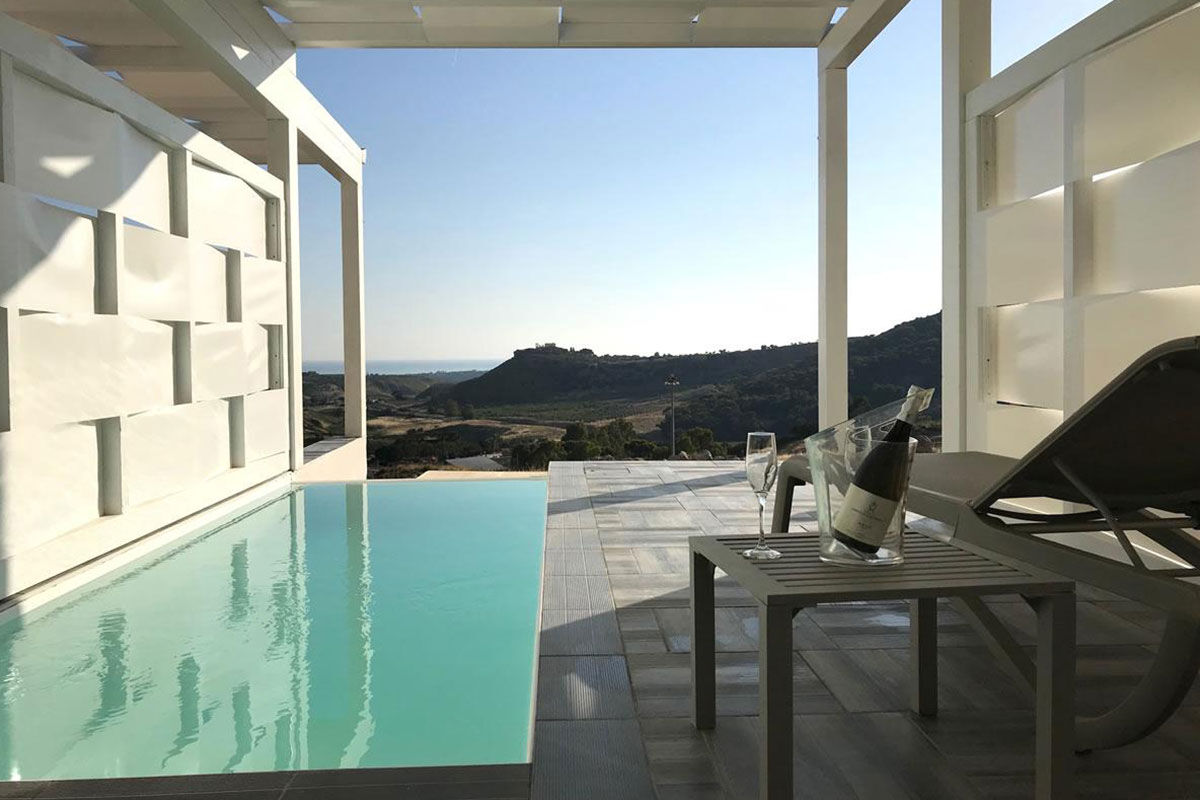 <b>Doric Bed Boutique Hotel, Agrigento</b> - Overlooking the Valley of the Temples and the Mediterranean Sea, the Doric Bed Boutique Hotel is set in a modern complex with colorful details. The picturesque infinity pool, terraces and garden full of aromatic herbs make for a relaxing getaway.