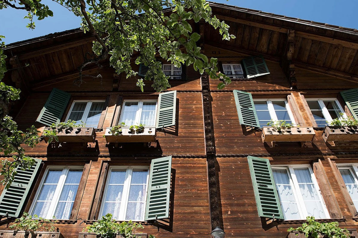 <b>Hotel Silberhorn, Lauterbrunnen</b> - With down-to-earth and classically modern rooms, the Hotel Silberhorn’s claim to fame is its incredible views from within the idyllic Lauterbrunnen valley. This wellness hotel offers a spa, Swiss ski school, unassuming restaurant with a fireplace, terrace and a sunroom.