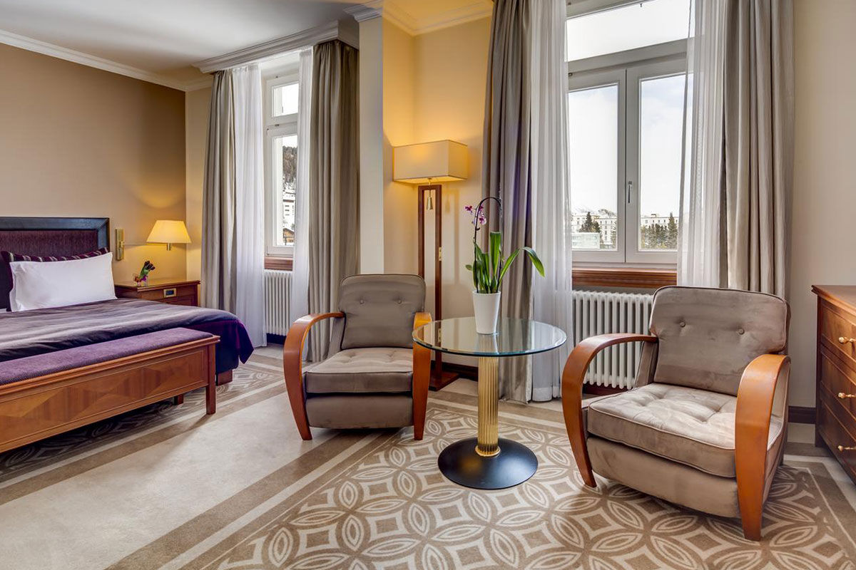 <b>Kempinski Grand Hotel des Bains</b> - The Kempinski Grand Hotel des Bains is full of rich tradition having been built in 1864 in the scenic Engadine countryside. With breathtaking views of the mountains, 4 refined restaurants to dine in, a spa with 4 saunas and polished rooms with classic-contemporary décor, this grand hotel is quintessential European luxury.