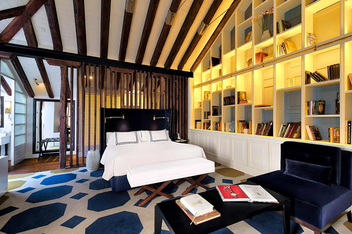 <b>Only YOU Boutique Hotel Madrid</b> - Set in the Salesas neighborhood and within a historic 19th century mansion, this trendy hotel has won awards for its design. Classic, but with pops of funk and color, the Only YOU Boutique Hotel is upscale with a bit of fun.