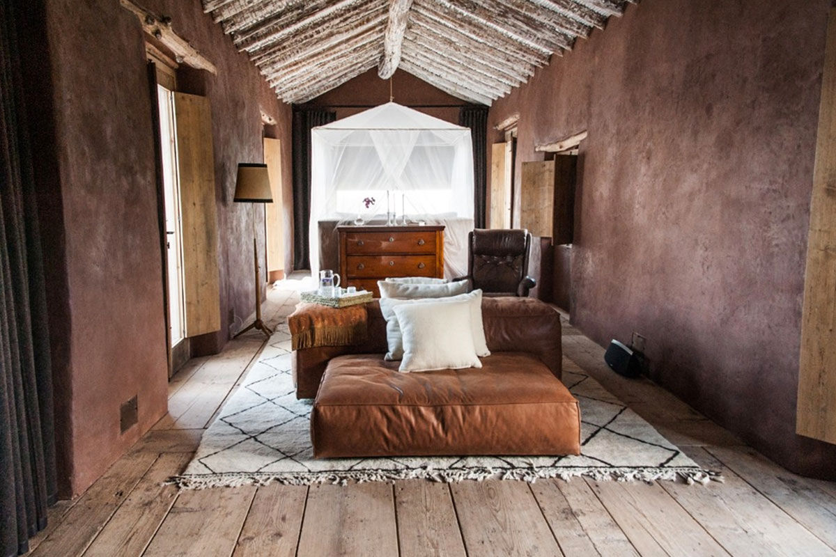 <b>La Donaira, Malaga</b> - La Donaira is an ecological luxury hotel located high in the Serrania de Ronda with an organic farm and equestrian center. With only nine individually designed rooms, guests can feel the authenticity and intimacy during their stay.