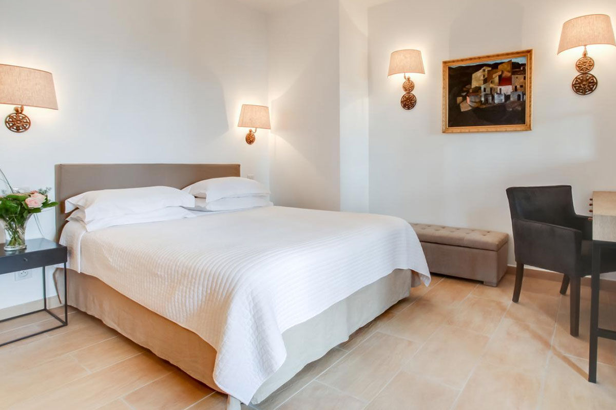 <b>Hotel Les Mouettes, Ajaccio</b> - Set right on the coast of the Gulf of Ajaccio, this pink palace has a private beach, heated saltwater pool and snorkeling gear available for guests. There’s also a lounge, cocktail bar and spa treatments offered on the rooftop terrace.