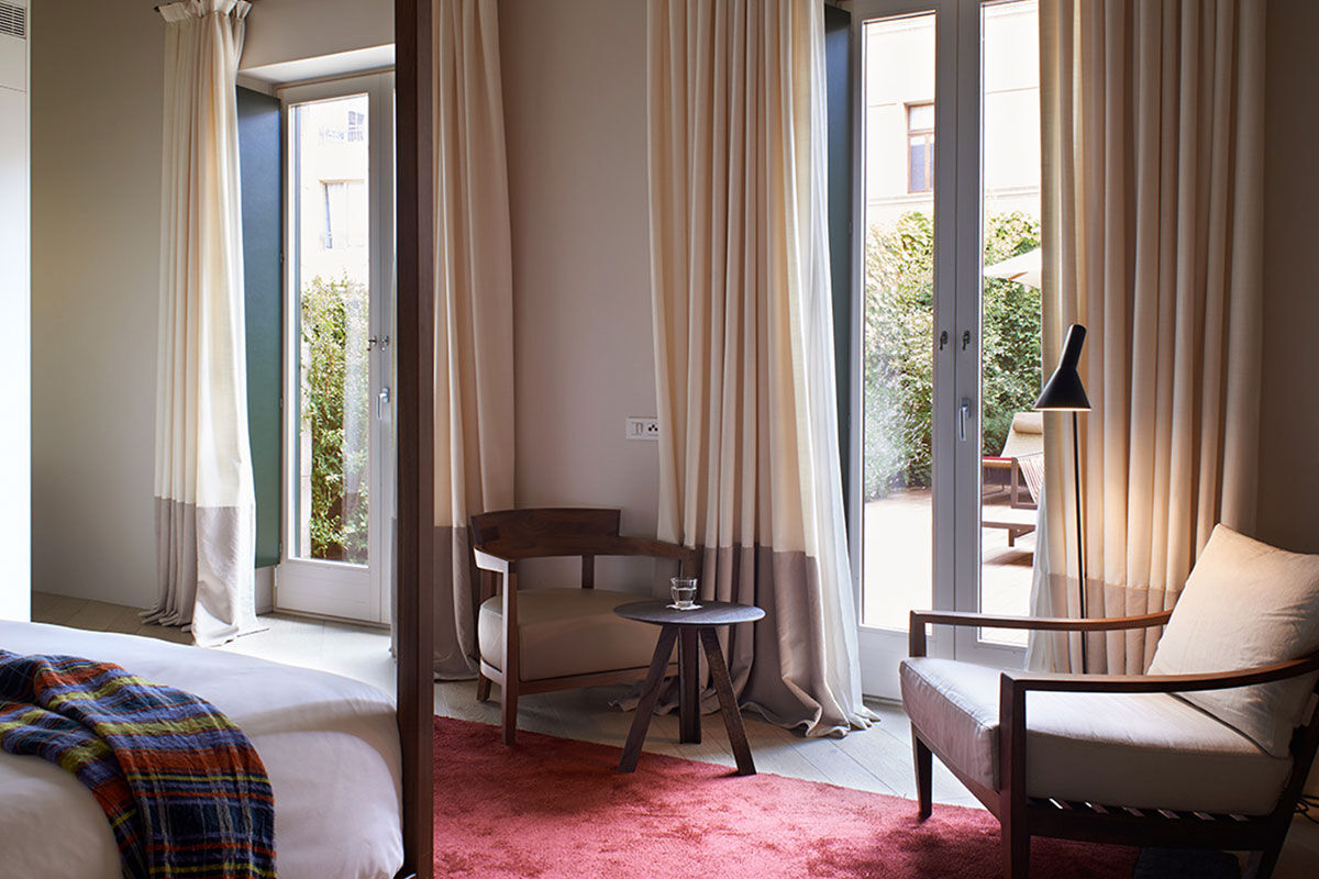 <b>Mercer</b> - Within a 10-minute walk to Las Ramblas, the Mercer Hotel is located within the historic quarter and showcases its stone walls and original wooden beams. The rooms are modern and minimalist, and the rooftop pool, bar and terrace are great spots to hang out after a day of exploring Barcelona.