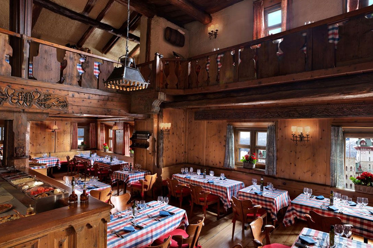 <b>Badrutt’s Palace</b> - A 1896 gothic-style landmark luxury hotel, Badrutt’s Palace is surrounded by the Swiss Alps and overlooks Lake Saint Moritz. A grand lobby, elegant dining rooms and classical rooms all add to the historic splendor of this exceptional dwelling place.