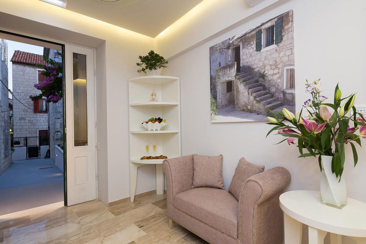 <b>Balatura Split Luxury Rooms</b> - Tucked in a quiet neighborhood by the port, this quaint B&B is relaxed and easygoing. The rooms are fresh-feeling and the patio is a perfect place to start your morning in peace.