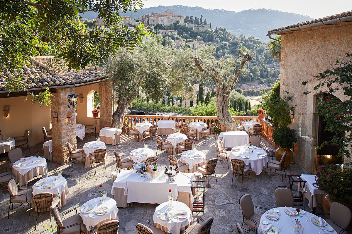 <b>Belmond La Residencia, Mallorca</b> - An 8-minute walk to La Casa de Robert Graves, this Mallorcan-chic hotel is comprised of two stone manor houses with old-school charm and antiques. There are 3 restaurants on site as well as a bistro/bar, tennis courts, and a spa with a sauna.