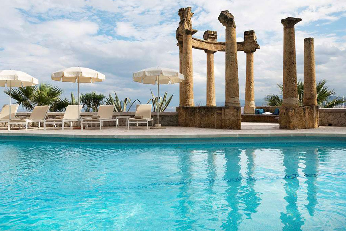 <b>Grand Hotel Villa Igiea, Palermo</b> - Close to the opulent Teatro Massimo and the Gothic Palazzo Abatellis, the timeless Villa Igiea sits on the coast of Palermo with majesty and serenity. This villa is an upscale hotel with two restaurants, two bars, a piano lounge, tennis courts and a pool overlooking the Mediterranean Sea.