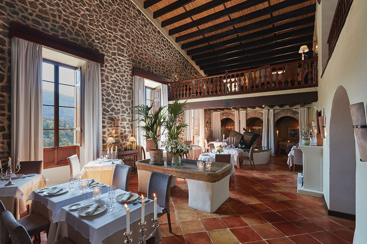 <b>Belmond La Residencia, Mallorca</b> - An 8-minute walk to La Casa de Robert Graves, this Mallorcan-chic hotel is comprised of two stone manor houses with old-school charm and antiques. There are 3 restaurants on site as well as a bistro/bar, tennis courts, and a spa with a sauna.