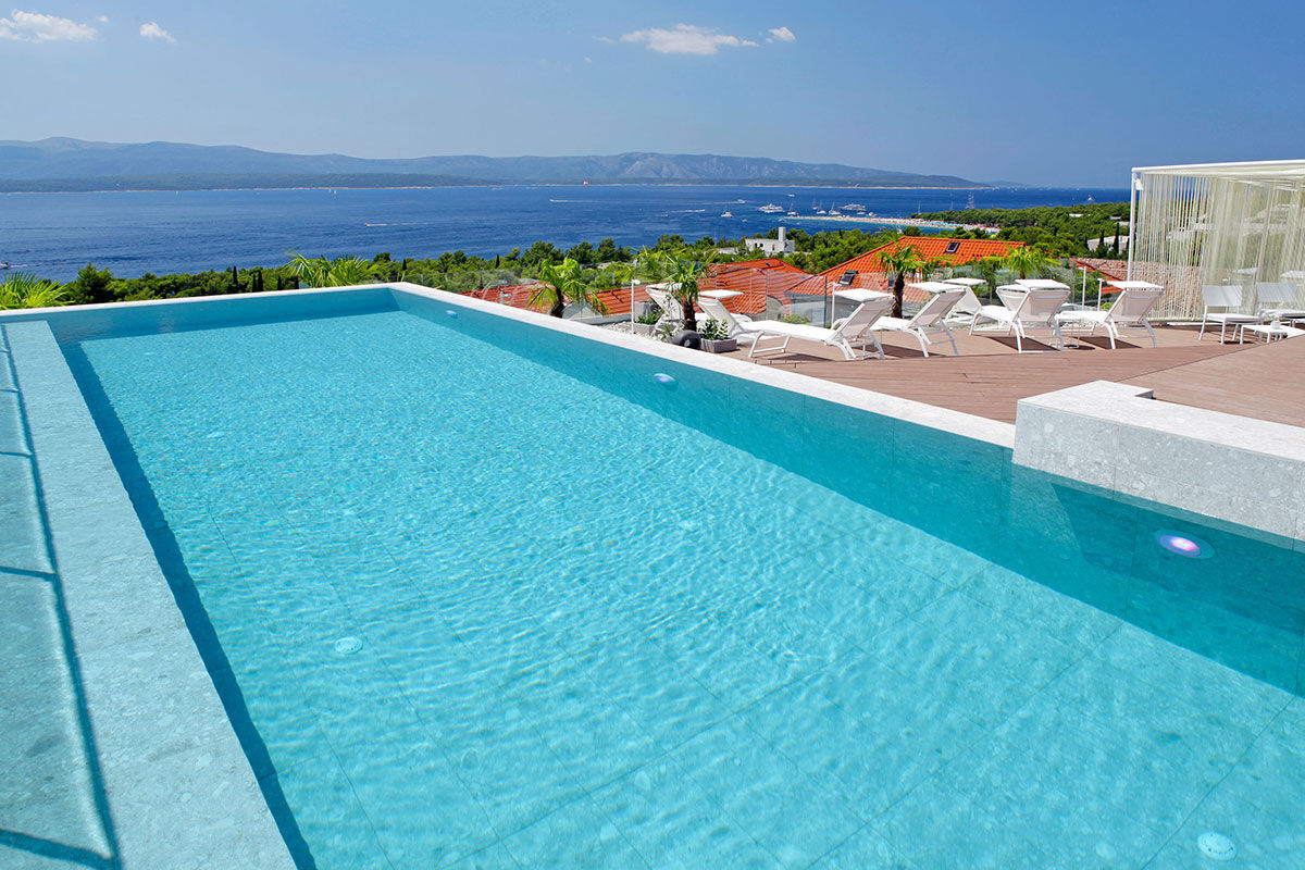 <b>Lifestyle Hotel Vitar, Brac</b> - Set in an area that is popular for windsurfing, diving and cycling, the Lifestyle Hotel Vitar is an adult-only boutique hotel with modern design and prime location for activity. There’s a rooftop pool and hot tub, a trendy restaurant with wood-slatted ceilings, and an atmosphere of rejuvenation from the rooms to the lounge.