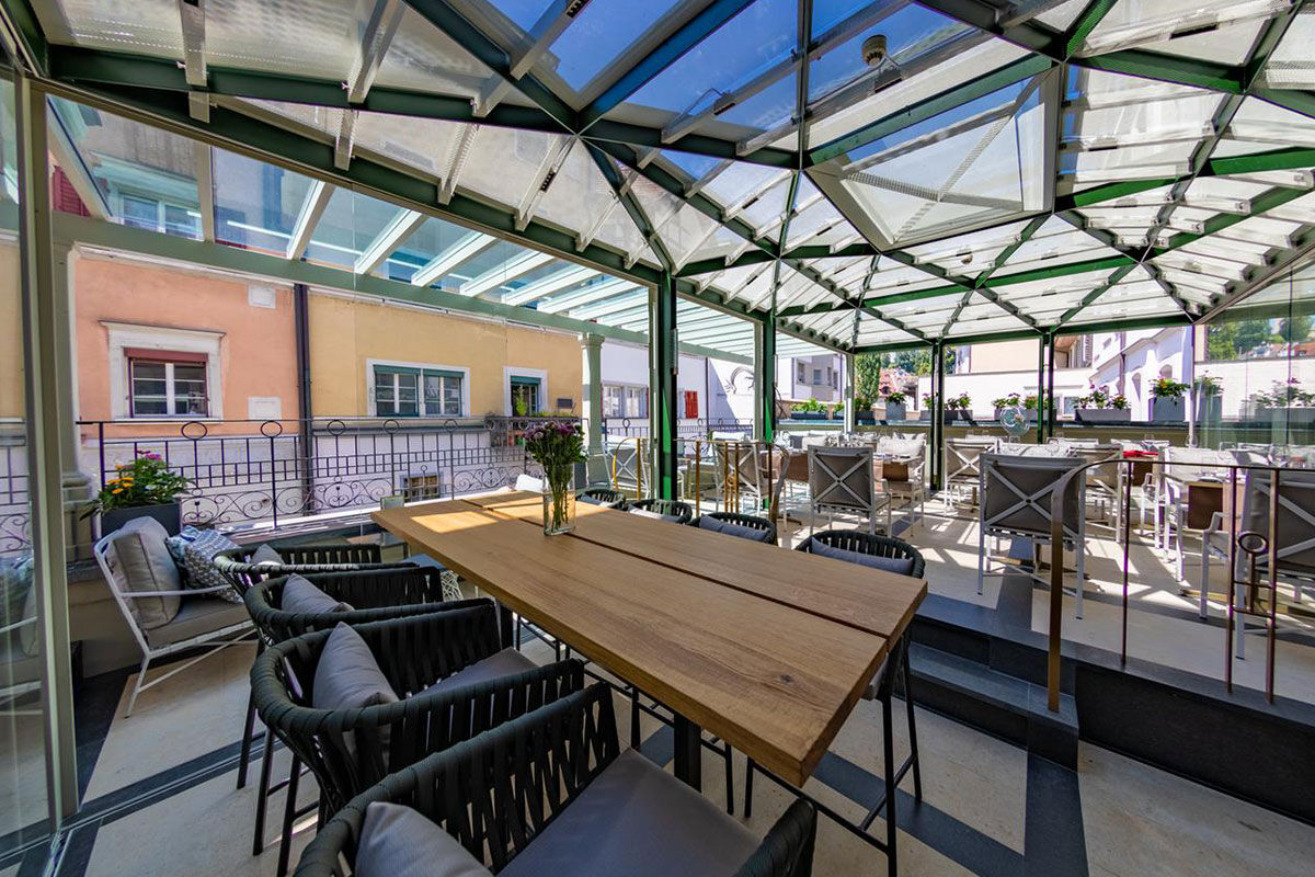 <b>Wilden Mann</b> - Welcome to the Old World as you step off the knobby cobblestone street and into this 19th century building-turned-boutique hotel. Inside you’ll find a cozy, rustic bistro with exposed wooden beams, an upscale French restaurant and country-chic rooms with antiques furnishings, giving the atmosphere a warm, charming feel.