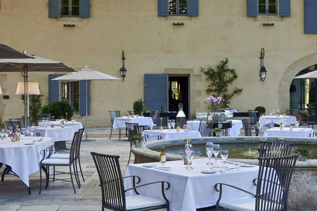 <b>Domaine de Manville, Les Beaux de Provence</b> - Wander around the stone fountain after enjoying a formal meal on the outdoor terrace, soak in the pool surrounded by lush shrubbery, or head to the eco-responsible golf course for a couple of rounds. The Domaine de Manville is a genteel hotel that offers guests a relaxing escape on its 100-acre estate.