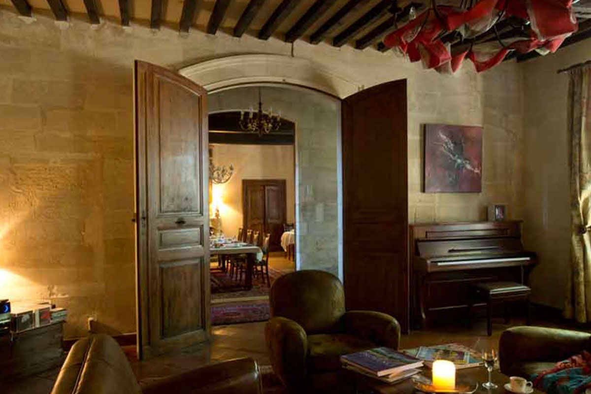 <b>Domaine de Rhodes, Avignon</b> - Sitting on an island between a split in the River Rhone, Domaine de Rhodes occupies a former 16th century hunting lodge. Full of tapestries, antiques and exotic treasures, this medieval guesthouse has an air of beckoning mystery.