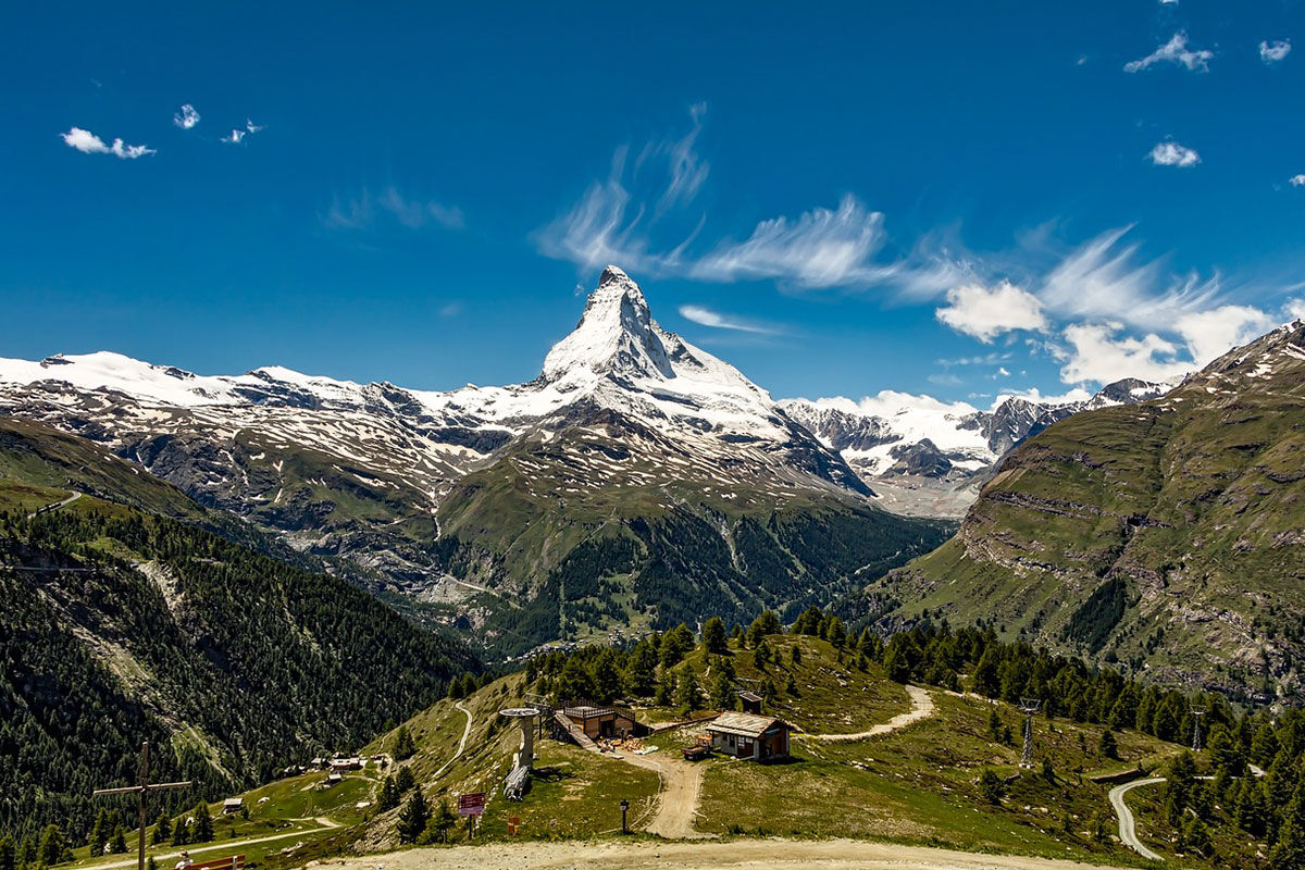 <b>Hotel Julen</b> - With Views over Matterhorn and the Swiss Alps, Hotel Julen is family-run and inviting. Experience an authentic Swiss Alp vacation with alpine rooms, farmhouse décor, spa and traditional Swiss food.