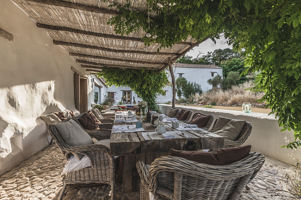 <b>La Donaira, Malaga</b> - La Donaira is an ecological luxury hotel located high in the Serrania de Ronda with an organic farm and equestrian center. With only nine individually designed rooms, guests can feel the authenticity and intimacy during their stay.