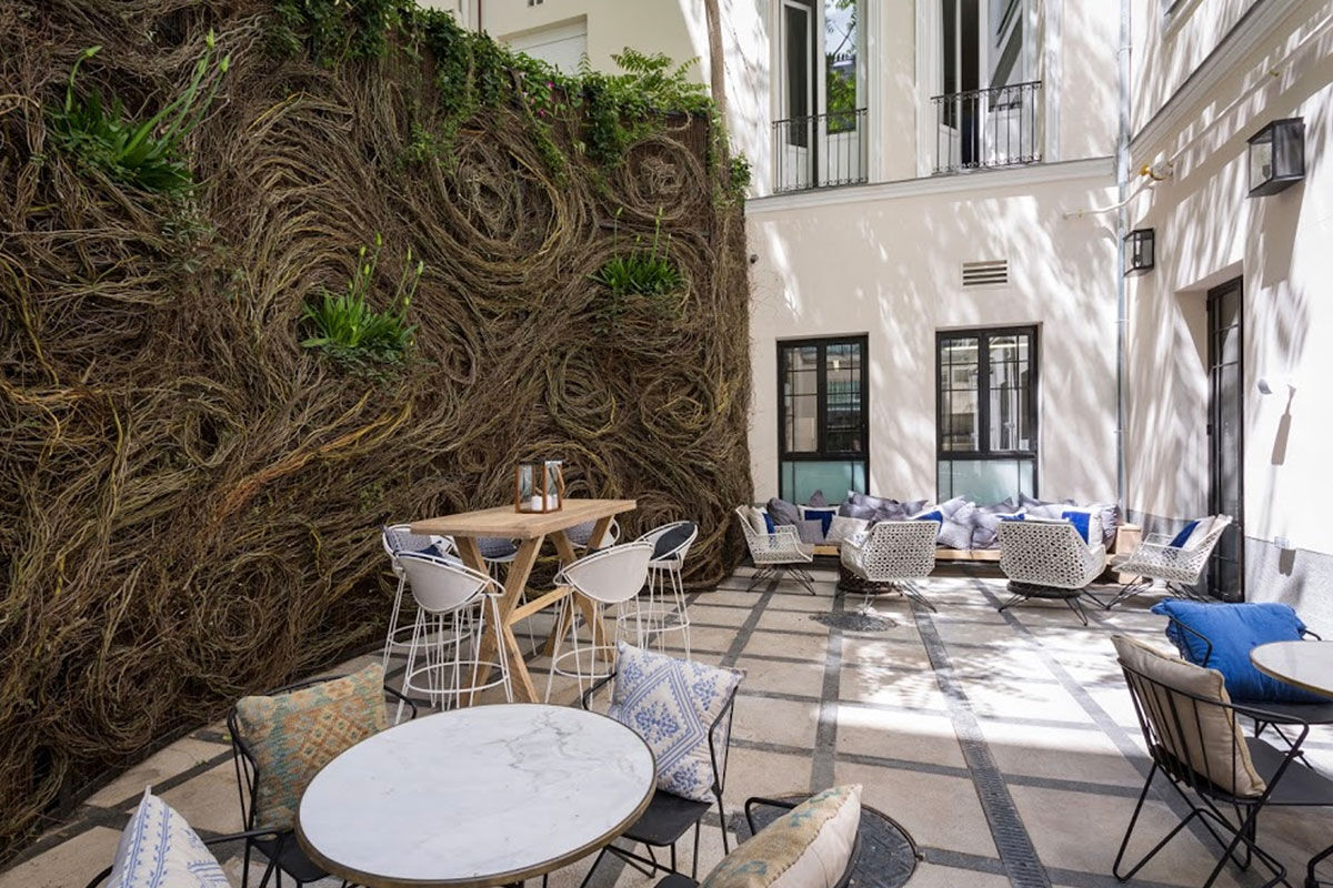 <b>Only YOU Boutique Hotel Madrid</b> - Set in the Salesas neighborhood and within a historic 19th century mansion, this trendy hotel has won awards for its design. Classic, but with pops of funk and color, the Only YOU Boutique Hotel is upscale with a bit of fun.