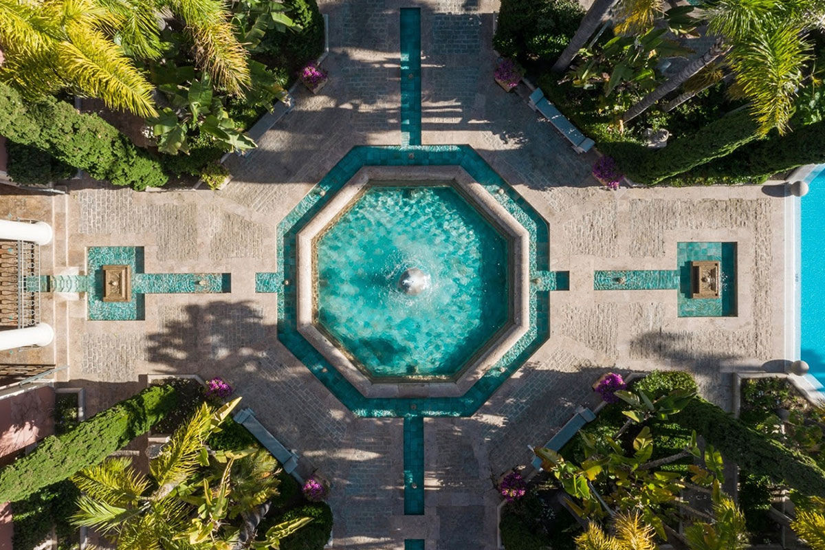 <b>Anantara Villa Padierna Palace Benahavís Marbella Resort</b> - Surrounded by gardens and with views of the Mediterranean Sea, this grand hotel is sophisticated, refined, and draws guests with its blush colored exterior. The property boasts 8 restaurants, 3 golf courses, indoor and outdoor pools, a beach club, and a posh spa.