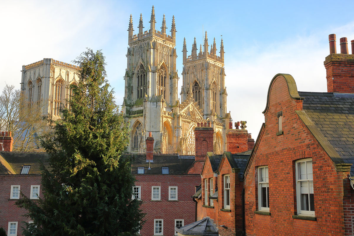 <b>The Grand York</b> - The Grand Hotel York takes pride in its Edwardian sophistication as well as its heritage: it’s set in the 1906 North Eastern Railway Headquarters. The rooms are lavish with velvet drapes and oak or leather panel headboards, the bar has terrace seating, and there’s a whisky lounge for those of you who appreciate a smooth night cap.