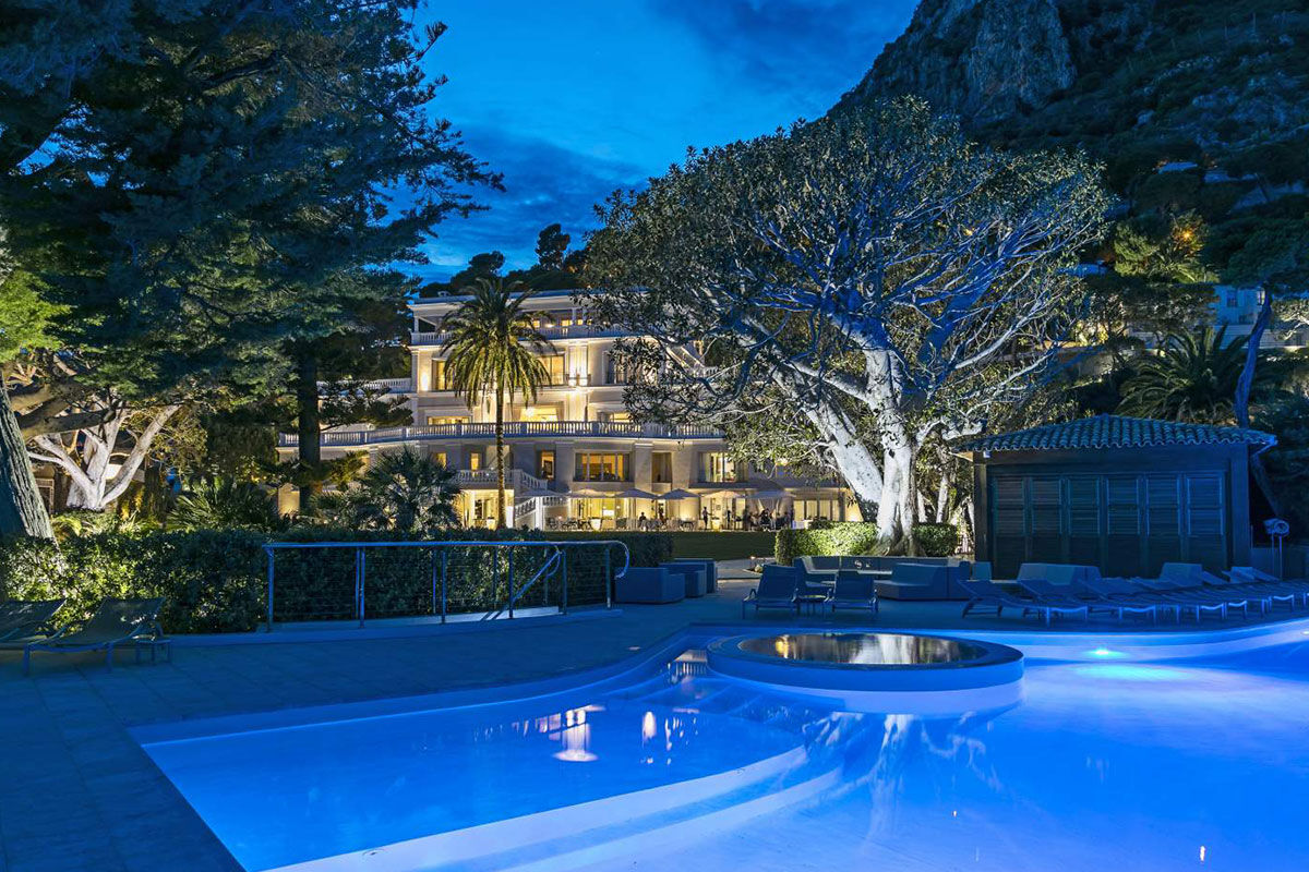 <b>Cap Estel, Eze</b> - Set on a secluded peninsula, this sophisticated seafront hotel is housed in an 1899 building and has a private beach for guests. This lush, green property is also home to a saltwater infinity pool, acclaimed restaurant and sauna.
