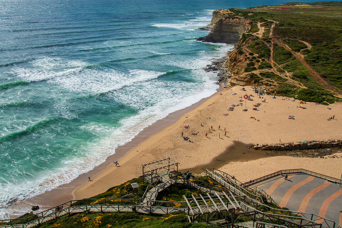 <b>Casa Paco D’Ilhas, Ericeira</b> - With heritage styling and a bright, colorful palette, the Casa Paco D’Ilhas immerses guests in a holistic leisure approach to life. With cabanas overgrown with tropical plants, a white stone pool, and décor with a rustic edge, this quaint hotel provides guests with an authentic experience - the perfect ocean getaway.
