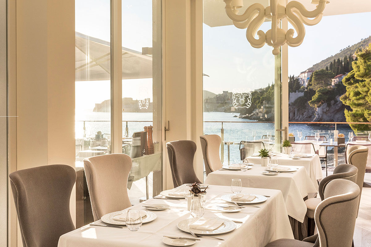 <b>Villa Dubrovnik</b> - Built into rocky cliffs on the Dalmatian Coast, the Villa Dubrovnik is surrounded by gardens marked with bougainvillea, oleander and citrus trees. The upscale restaurant has a terrace, the chic bar offers classic cocktails and the rooms have views of the Adriatic Sea.