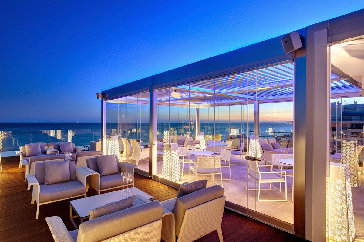 <b>Amare</b> - Located in the middle of Old Town, this modern, adults-only luxury hotel sits right on Amare Beach of with panoramic views of the Mediterranean Sea and artistic spaces that make the hotel itself feel like an art exhibition. With three trendy restaurants and a rooftop bar, it’s no wonder live bands and famous salsa dancers choose to perform at Amare Beach Hotel.