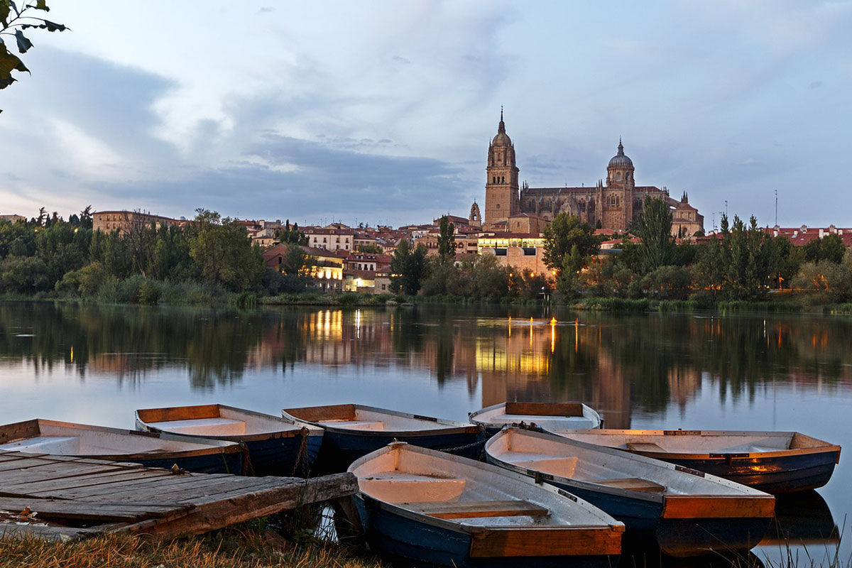 <b>Hacienda Zorita, Salamanca</b> - What once was an ancient Dominican monastery of the 14th century, Hacienda Zorita is a wine hotel and organic farm located on the River Tormes and is surrounded by countryside and vineyards. Taste the small batch wines, savor local cuisine, and admire the exposed wooden beams, stone walls, and almost-Tuscan finishes.