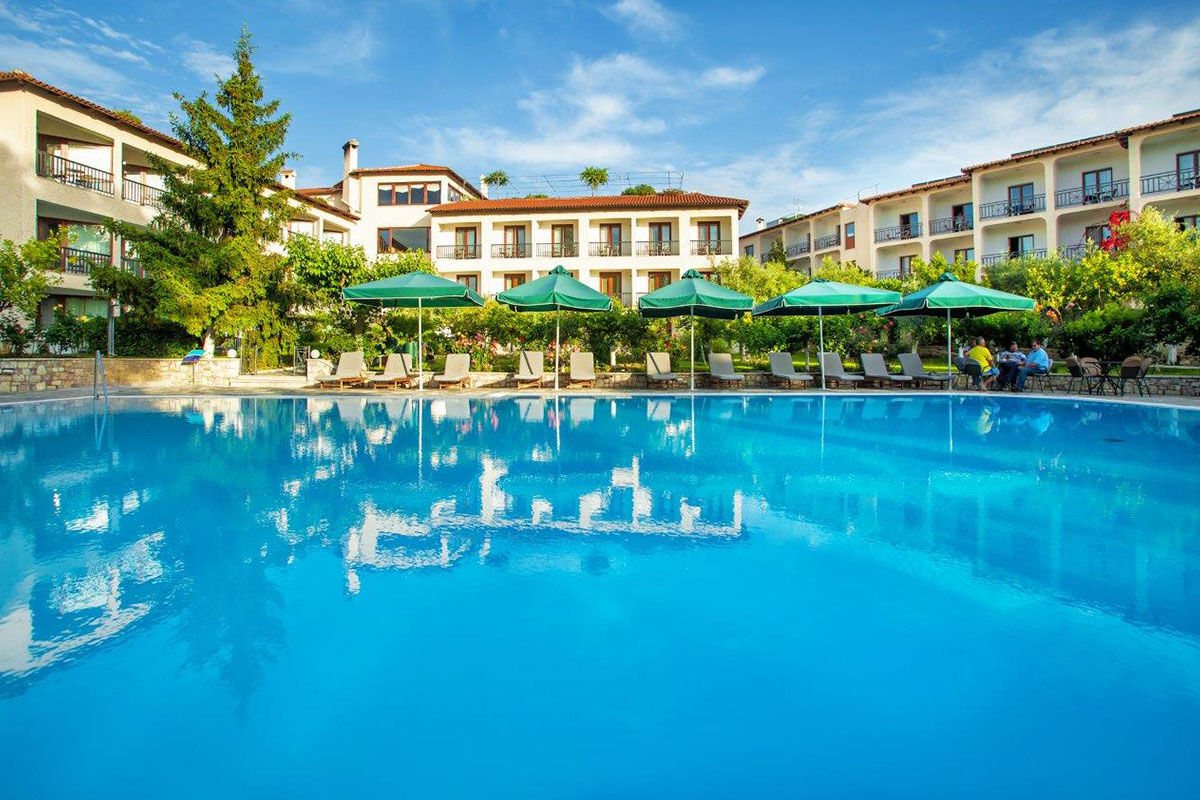 <b>Europa, Olympia</b> - Built on top of Drouvas Hill in Ancient Olympia, Hotel Europa is surrounded by lush gardens and has sweeping hillside views. The Statue of Zeus at Olympia is a 15-minute walk, and the property has a pool as well as a restaurant and three bars.