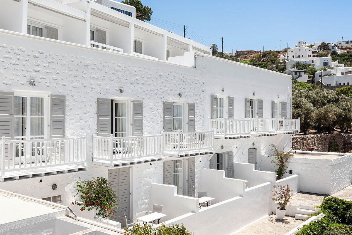 <b>Leto, Chora</b> - Set on the bay of Chora, across the street from Old Harbour Beach, this Neo-Classical escape is only a 9-minute walk to the church of Panagia Paraportiani and an 11-minute walk to the Mykonos windmills. During your stay, you will enjoy relaxed rooms, a poolside bar and terrace restaurant serving modern Greek dishes.