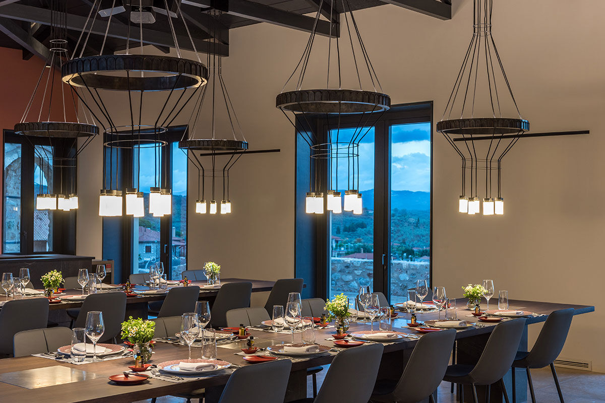 <b>Euphoria Retreat, Mystras</b> - Nestled in the hills of the Peloponnese peninsula, the Euphoria Retreat is a holistic wellbeing spa featuring an infinity pool, sphere pool and views of the mythical mountains. With earthy colors and a modern design scheme, this retreat center finds balance with nature and ancient medicine.