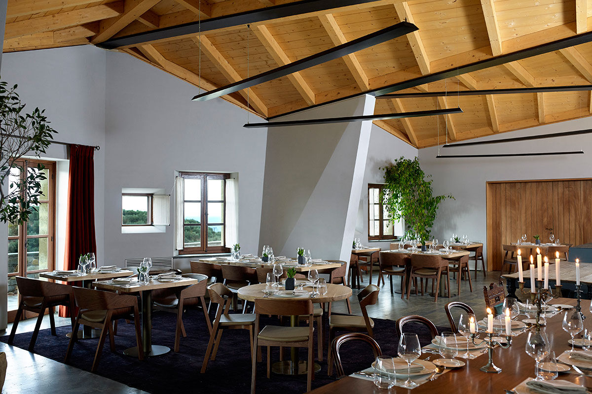 <b>Kinsterna, Monemvasia</b> - Set on a hilltop overlooking the Aegean Sea, this upscale hotel embraces guests with its stone walls, vine-covered terraces and lush Mediterranean gardens that are filled will citrus trees. Within this fairytale historic mansion, there are two pools, three restaurants and a sauna/steam room as well as café, bar, and kids’ playground.