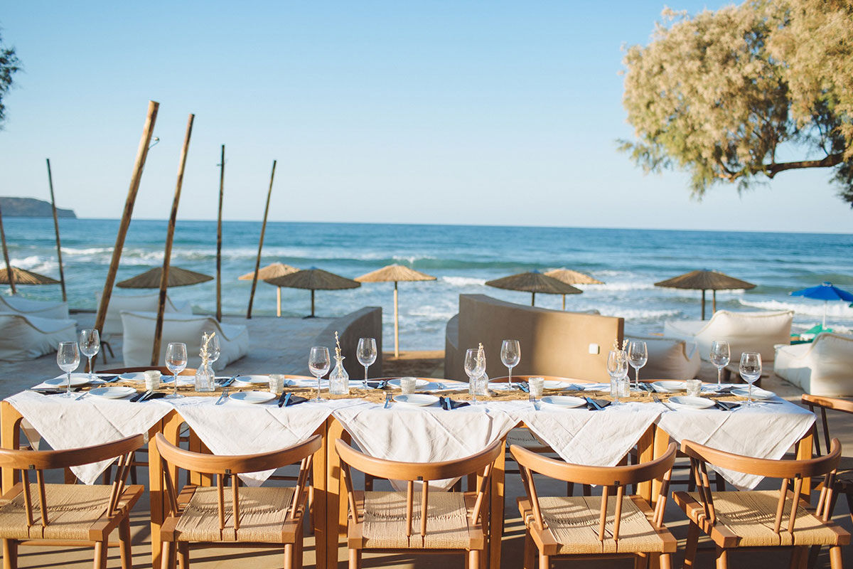 <b>Theodore Boutique Hotel, Agia Marina</b> – Set right on the sandy beach in the Agia Marina Village, the Theodore Boutique Hotel offers warm hospitality to guests looking to share a love for Crete. With an acute attention to detail, this luxury hotel creates a journey for guests to experience the ancient traditions and heritage of Crete in a contemporary way.