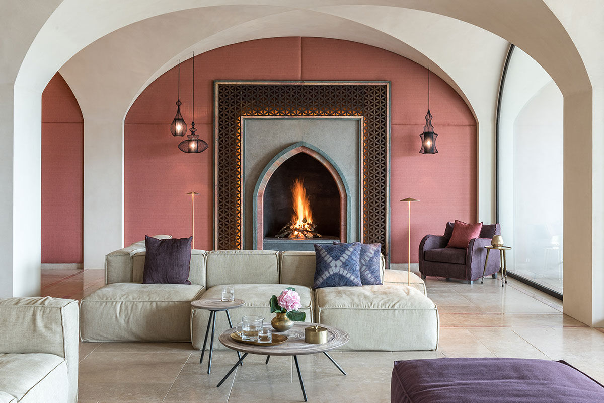 <b>Euphoria Retreat, Mystras</b> - Nestled in the hills of the Peloponnese peninsula, the Euphoria Retreat is a holistic wellbeing spa featuring an infinity pool, sphere pool and views of the mythical mountains. With earthy colors and a modern design scheme, this retreat center finds balance with nature and ancient medicine.