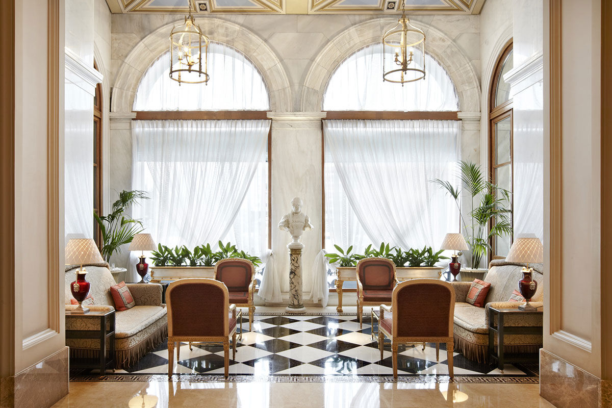 <b>Grande Bretagne</b> - Dating back to 1874, this luxury hotel is situated in the historic center of Athens and is central to all historic monuments. With plush, sophisticated rooms, an elegant rooftop bar, refined cigar lounge, two pools and three restaurants, you couldn’t ask for more!