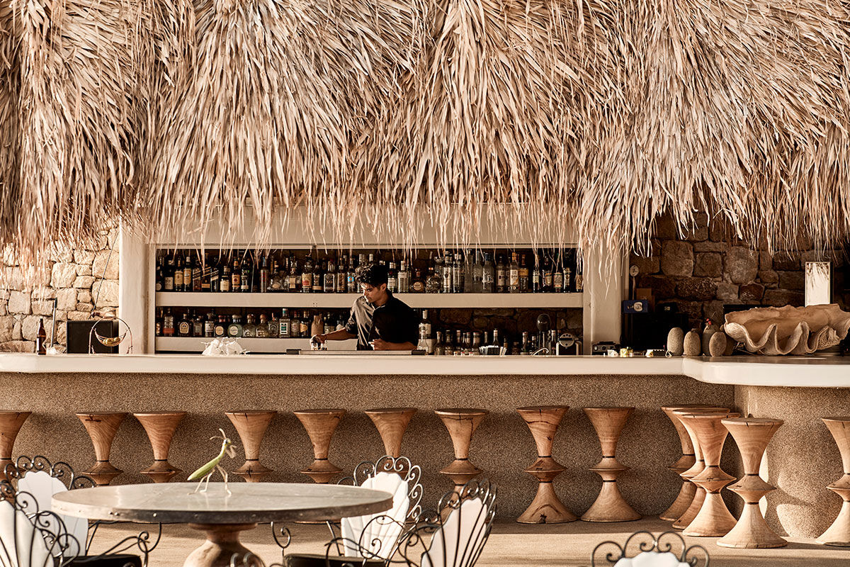 <b>Myconian Villa Collection, Elia</b> - Overlooking Elia Beach from its hillside perch, the Myconian Villa Collection offers luxurious rooms in a minimal Cycladic style with views of the Aegean Sea. Polished and contemporary, this hotel features an infinity pool, poolside bar and a fine dining restaurant right on the sundeck.