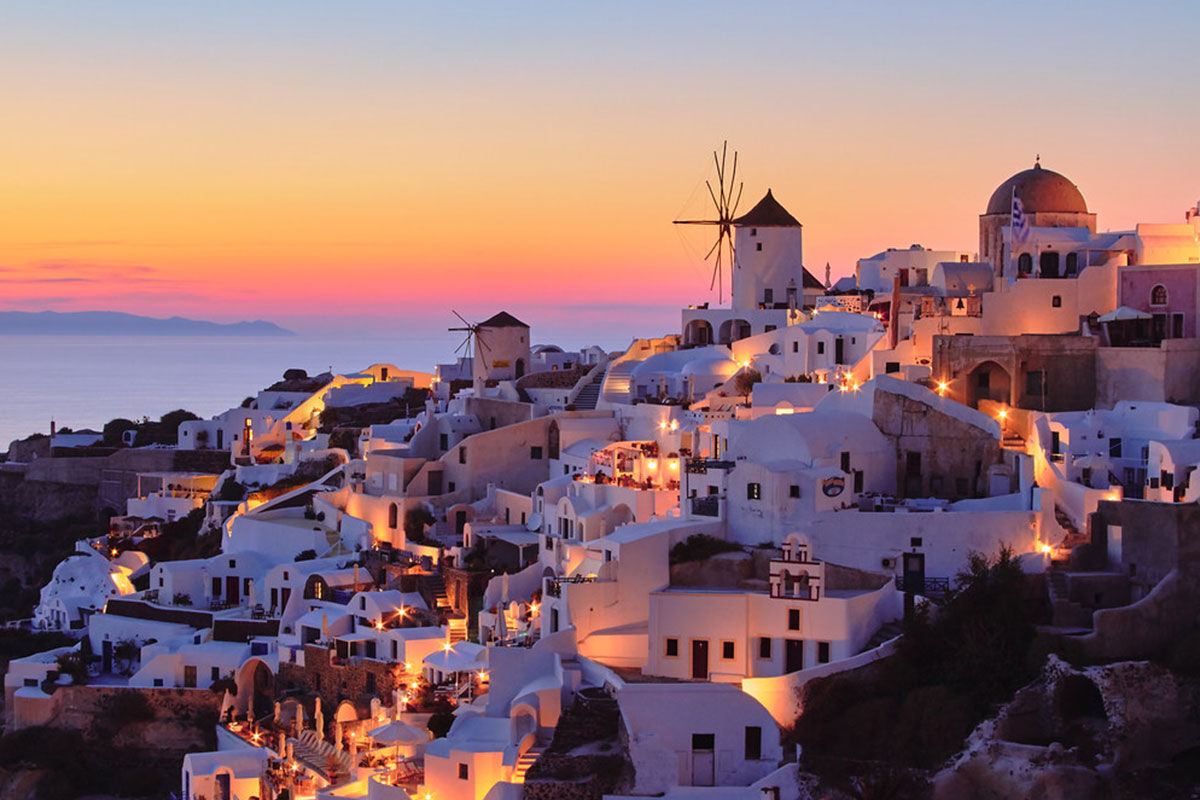 <b>Sunny Villas, Imerovigli</b> - With breathtaking views of the Aegean Sea, this relaxed hotel offers bright and airy accommodations with a pool and adjoining bar. With only a 5-minute walk to Skaros Rock, guests can venture out on the hillside and admire the white-washed village of Imerovigli, or walk further into the town of Thira.