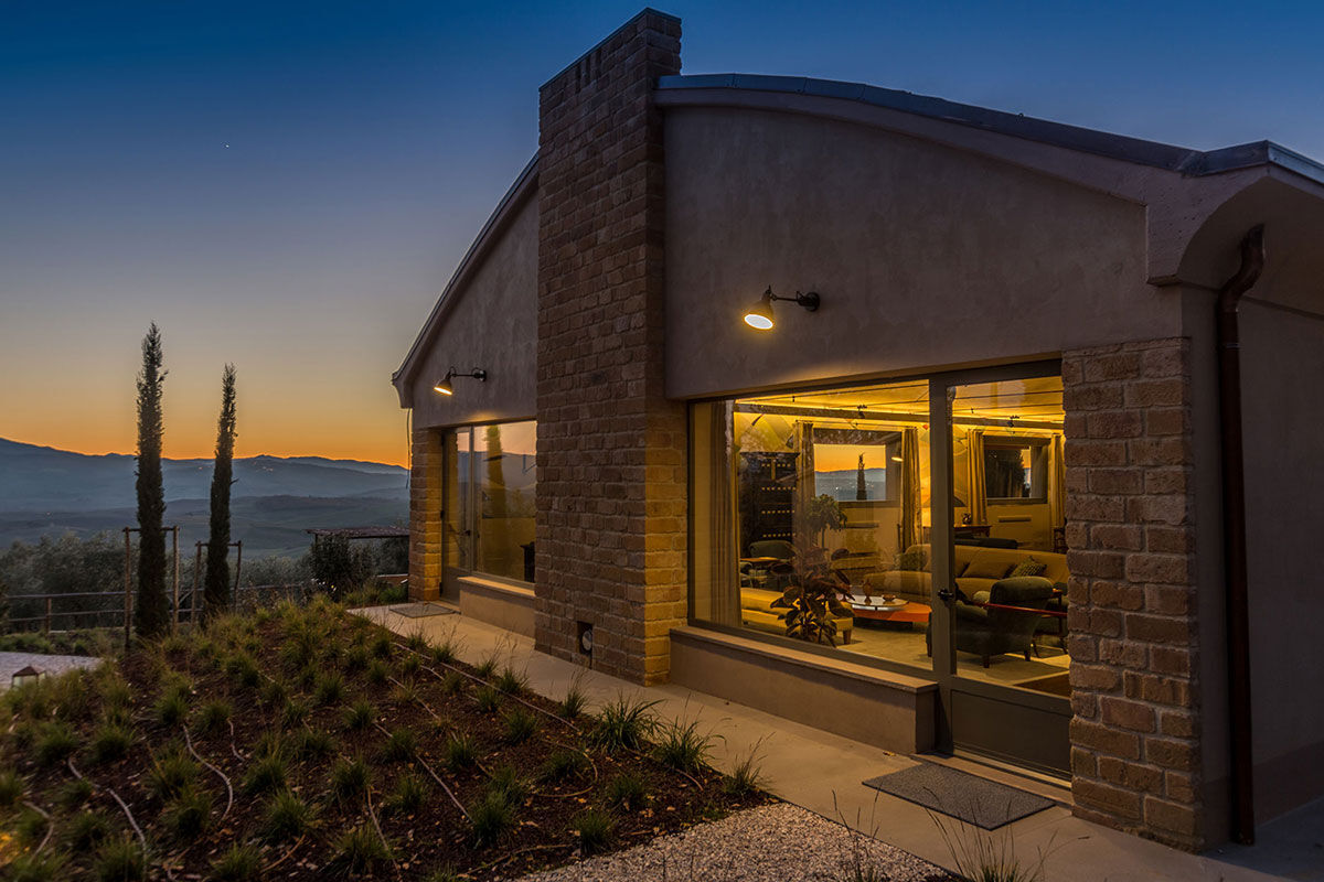 <b>A440</b> - With a unique view of the Val d’Orcia, A440 welcomes guests to an eco-friendly retreat. Immerse yourself in the natural pool, walk the path of Santa Caterina, or enjoy dining al fresco on the terrace.