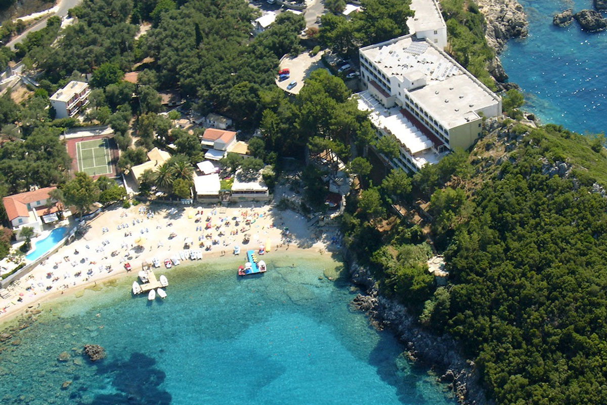 <b>Akrotiri Beach, Paleokastritsa</b> - Nestled into the cliff on the edge of the Alipa Marina, Akrotiri Beach Hotel hums with activity: guests relax at the sun terrace bar, swim in the infinity pool and pack their bathing suits for a trip to Agia Triada Beach.