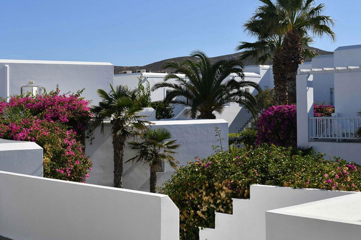 <b>Astir of Paros, Naoussa</b> - Here at Astir of Paros, you can admire the restored 12th century chapel on the grounds, layout on the private beach or spend the morning on the exclusive golf course. The property is surrounded by tropical gardens, making your walk to the beachside pool an aromatic one.