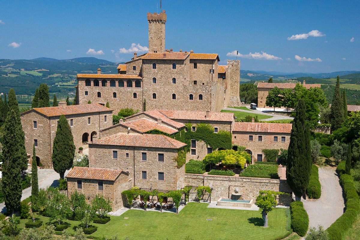 <b>Castello Banfi Il Borgo</b> - This luxury wine resort in Montalcino captures the character of the Tuscan countryside in beauty and hospitality. Once the dwelling place of farmers who toiled for noble landowners, Castello Banfi is now home to luxurious rooms and suites, two restaurants and an authentic wine cellar.