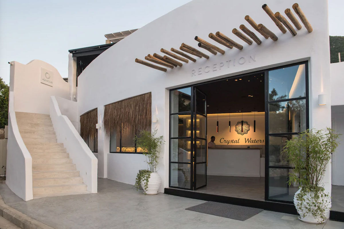 <b>Crystal Waters, Lefkada</b> - From the swim-up bar to sun loungers, from yoga classes to two restaurants with terraces, the Crystal Waters hotel puts guests at ease. Set on the mountain side and surrounded by trees, this chic resort is only a 2 minutes’ walk to the Ionian Sea.