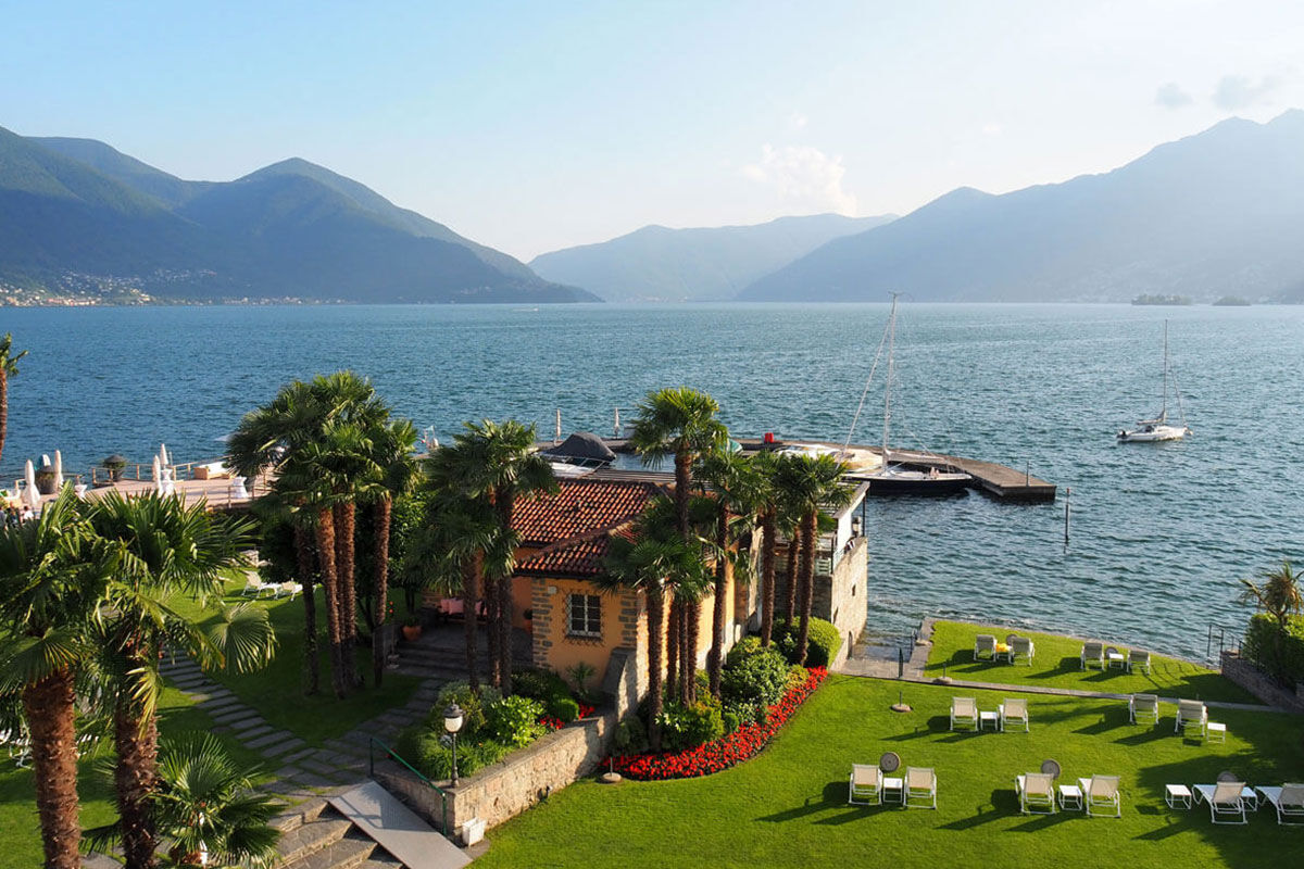 <b>Hotel Eden Roc, Ascona</b> - With four chic restaurants, three pools, saunas and a tanning solarium on site, you won’t need to travel far for… well, anything. If you do decide to venture from this contemporary oasis, don’t forget to visit its own private beach and marina.