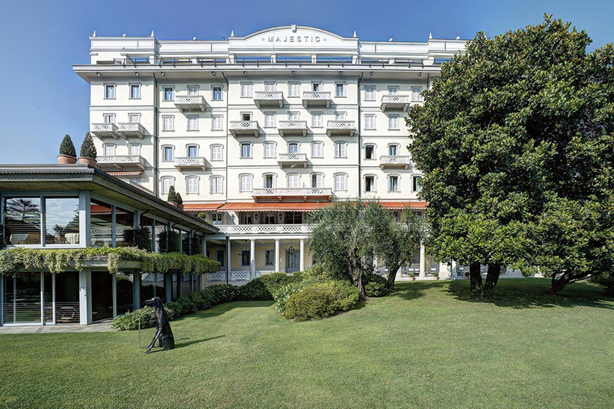 <b>Grand Hotel Majestic, Verbania</b> - Sitting on Lake Maggiore’s shores, the Grand Hotel Majestic is an upscale hotel in a Belle Epoque building from the 1870s. With a private beach, shaded garden, wellness center and tennis court, this hotel truly is majestic.