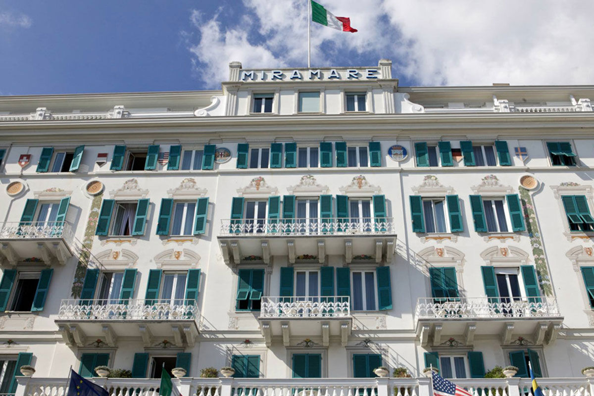 <b>Grand Hotel Miramare, Santa Margherita</b> - Across the road from the beach sits this 1903 art nouveau building that houses the Grand Hotel Miramare. With wooden floors and chandeliers, frescos and terraces, landscaped garden and elegant restaurant, this hotel is refined and posh.