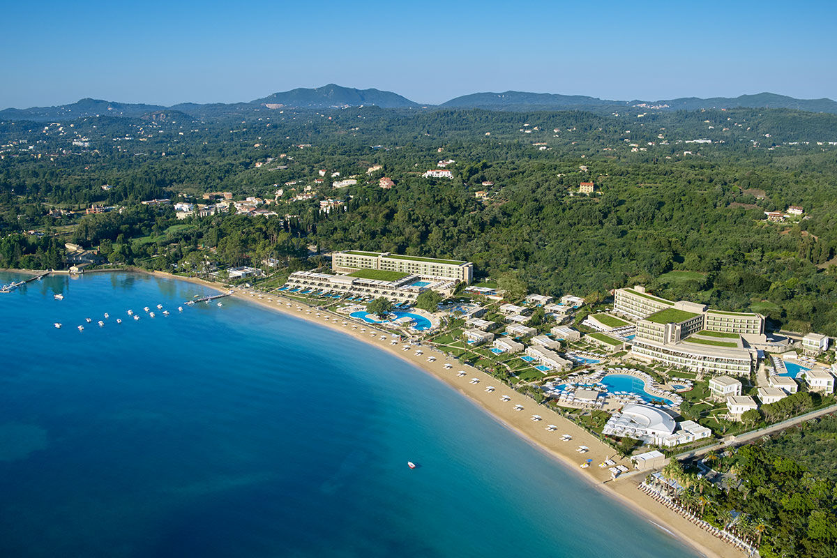 <b>Ikos Dassia, Dassia</b> - Classic and beach-chic, this all-inclusive resort has all of the usual luxury amenities including infinity pool, spa, six restaurants and six bars, but has a unique addition: an on-site gelaterie. Snag one on your way to the beach where you can lounge in a sunchair and feel the breeze coming over the Ionian Sea.