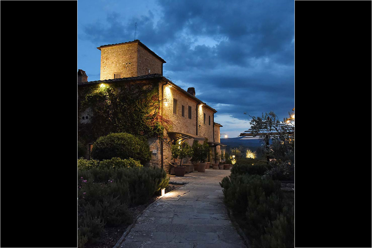 <b>Locanda di Piazze</b> - This stone farmhouse circa 1540 has been transformed into a rustic-chic hotel with surrounding gardens, sundeck and pool with panoramic views. With a high-end regional restaurant on site, there may be no need to venture off the garden terrace at all.